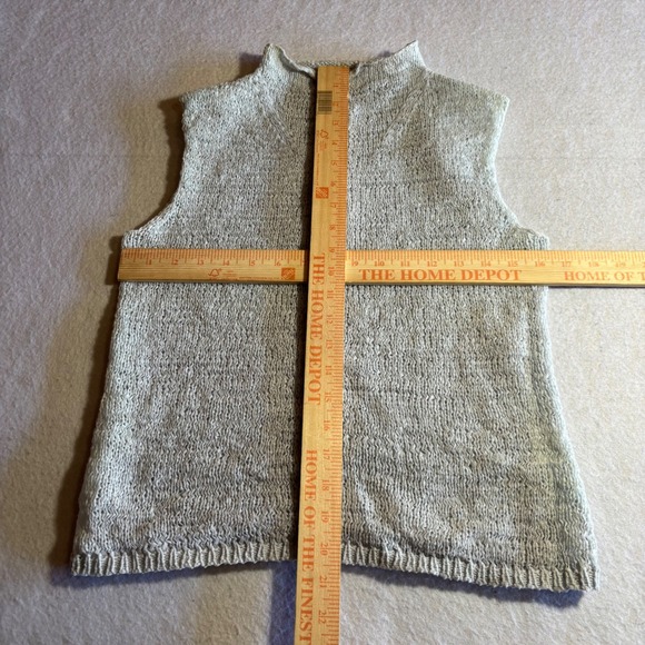 Sigrid Olsen Knit Sleeveless Top Tank Shirt Mock Neck Size M‎ Women's - Picture 5 of 7
